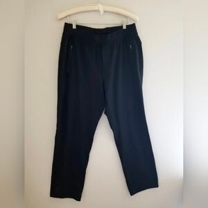 Lululemon Discipline Men's Knit Sweatpants Black Athleisure Loungewear Sz L EUC